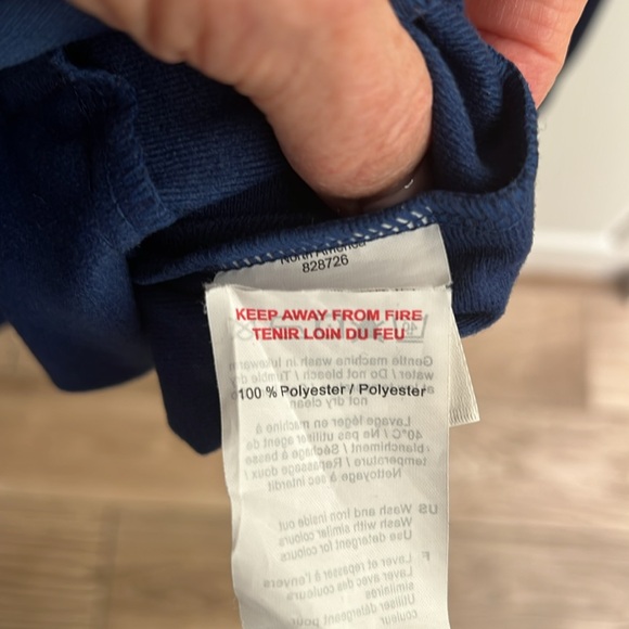 Puma Work-out Jacket Sz XL Navy Blue w/Green and White - Picture 13 of 13